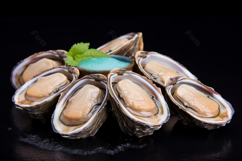 鲍鱼清蒸鲍鱼新鲜的海鲜背景图,高清,摄影图,摄影图片,图片大全,摄影图免费下载